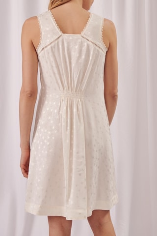 Robe droite - 
Blanc