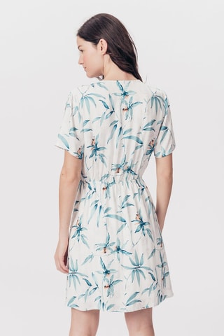 Robe patineuse Rolava - Blanc et bleu