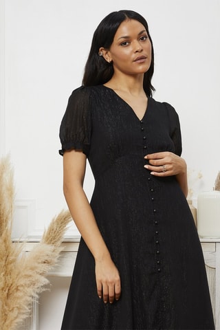 Robe midi Rinesa - Noir