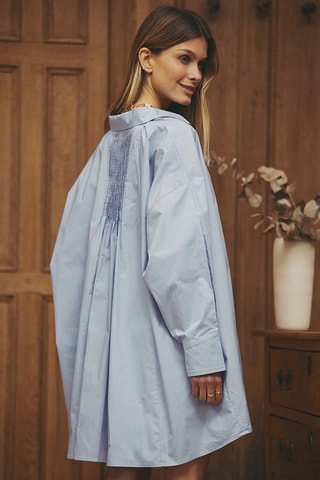 Robe chemise relaxed Rise - Bleu