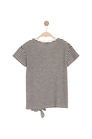 T-shirt noué Anahy - Noir