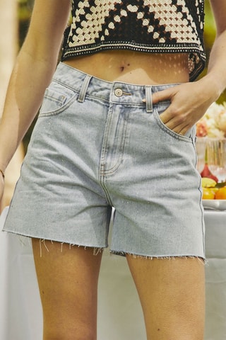 Short en jean Ibize - Bleu