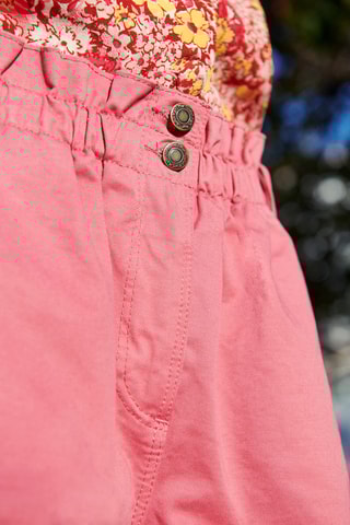 Short en coton biologique - 
Rose