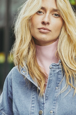 Combinaison en jean Yvonne - Bleu