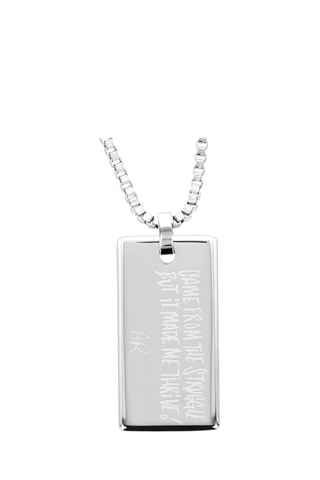 Ketting Zilverkleurig en Geel
