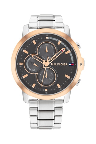 Stalen Quartz Horloge Jameson Le - Zilverkleurig en Roségoudkleurig