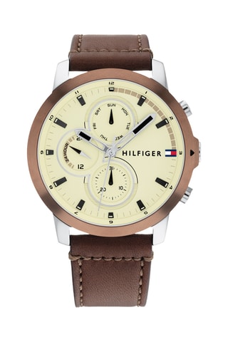 Leren Quartz Horloge Jameson Le - Bruin