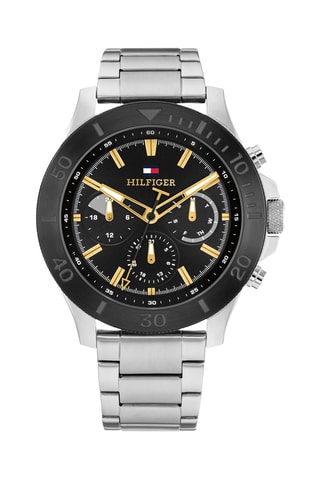 Stalen Quartz Horloge Bryan - Zilverkleurig en Zwart