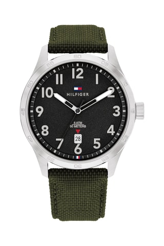 Cordura Quartz Horloge Forrest - Groen en Zilverkleurig
