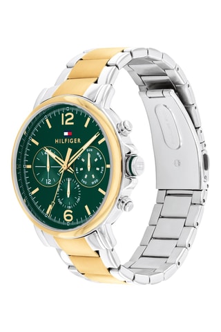 Stalen Quartz Horloge Duncan - Zilverkleurig en Goudkleurig
