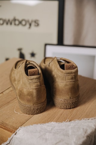 Sapatos de vela em nobuck Keo Suede - Bege