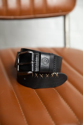 Cinto em couro Rudy - Preto