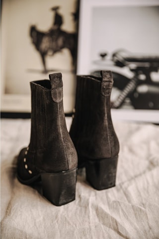 Bottines en nubuck Teresa Suede - Anthracite