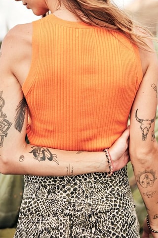 Camisola de alças Dorothea Laranja