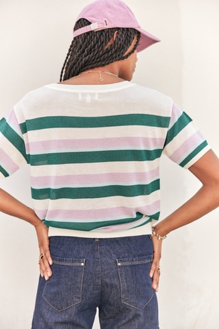 Pull Pelona Stripes - Mauve