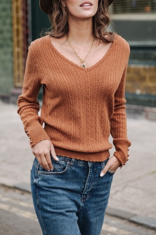 Pull en laine Praddie - Camel