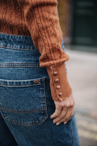 Pull en laine Praddie - Camel