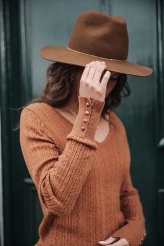Pull en laine Praddie - Camel