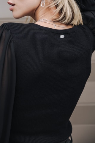 Pull Praelle Plain - Noir