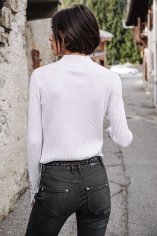 Pull en laine Pryma - Blanc