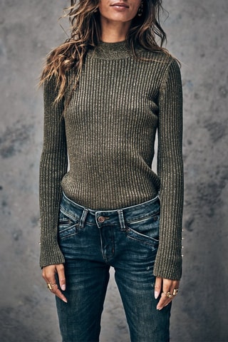 Pull en laine Pryma - Kaki