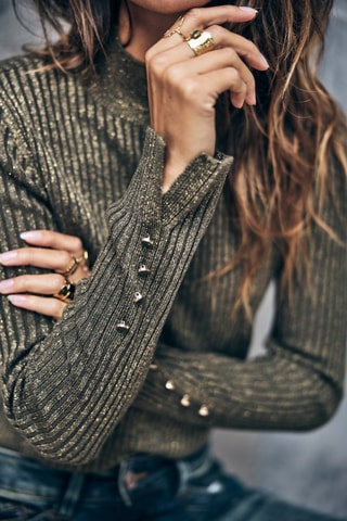 Pull en laine Pryma - Kaki