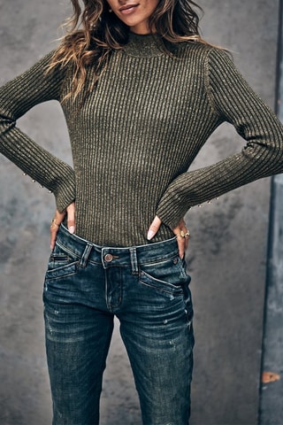 Pull en laine Pryma - Kaki