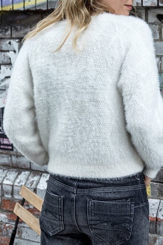 Gilet court Giliane - Blanc