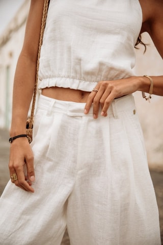 Pantalon Paolina Natural - Blanc