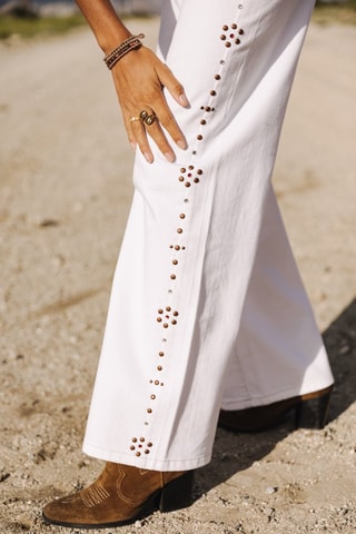 Pantalon Agatha Andalousia - Blanc cassé