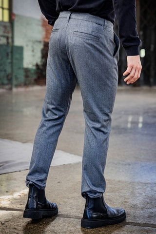 Calças chino tapered Bruce Call Cinzento