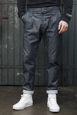 Calças chino tapered Bruce SDM Azul-escuro
