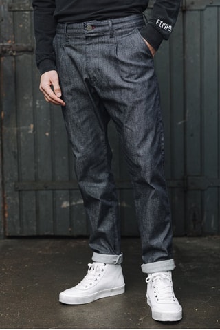 Calças chino tapered Bruce SDM Azul-escuro