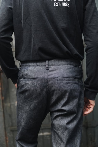Calças chino tapered Bruce SDM Azul-escuro