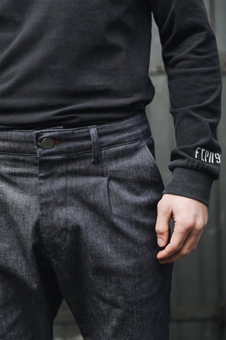 Calças chino tapered Bruce SDM Azul-escuro