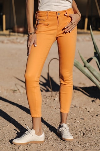 Calças 7/8 Alexa Cropped New Magic Color - Laranja
