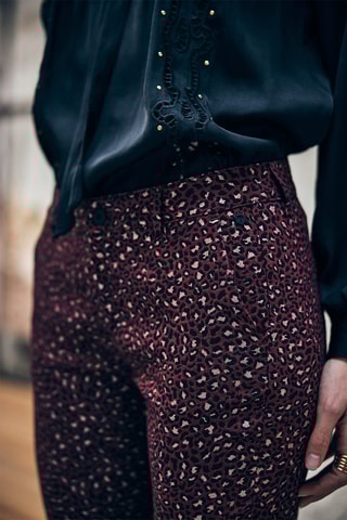 Calças slim Claudia Stardust Preto