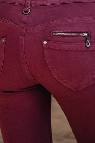 Calças Alexa High Waist New Magic Color - Cor-de-vinho