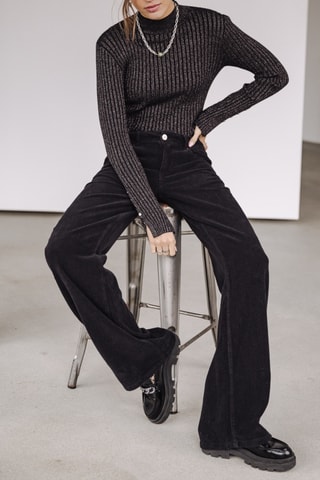 Pantalon Agatha Veluto - Noir
