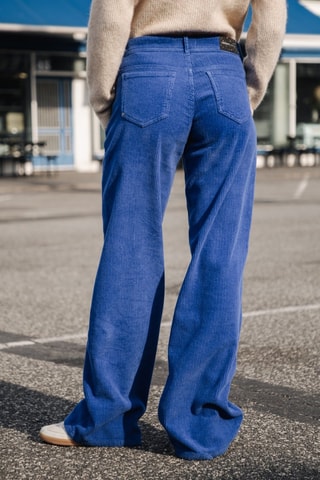 Pantalon Agatha Veluto - Bleu