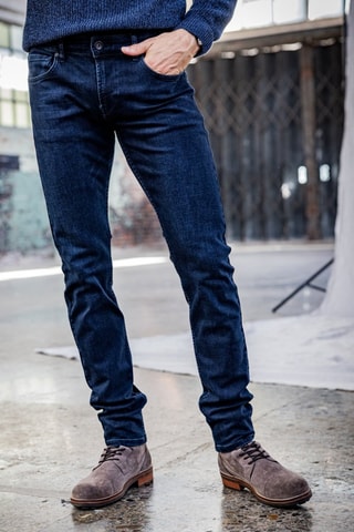 Calças de ganga Dustee Slim S-SDM - Azul
