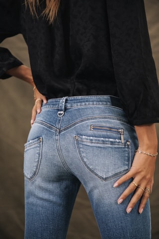 Jean Alexa Cropped SDM - Bleu