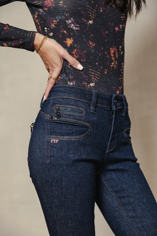 Jean Alexa High Waist S-SDM - Bleu foncé