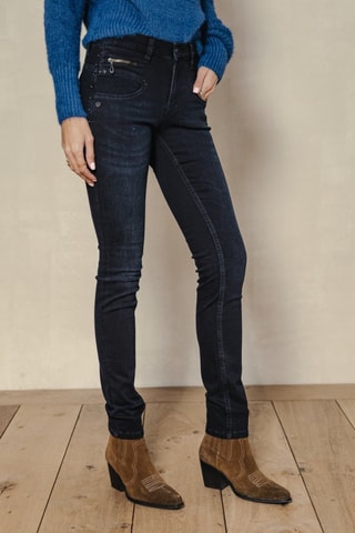 Jean Alexa High Waist S-SDM - Bleu foncé