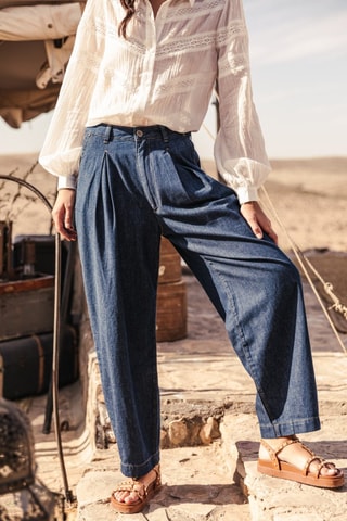 Calças de ganga Kalya Denim - Azul-escuro
