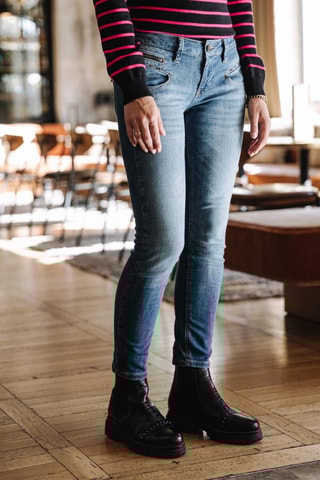 Jean 7/8 Alexa Cropped S-SDM - Bleu