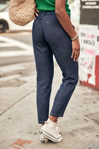 Calças de ganga Claudia Denim - Azul-escuro