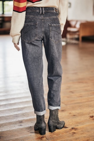 Calças de ganga 7/8 Edita Denim - Azul-escuro