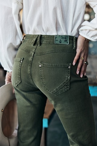 Calças de ganga bootcut Norma California Verde-escuro