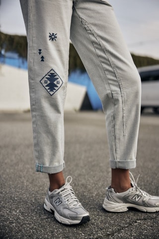 Calças de ganga 7/8 Edita SDM - Branco